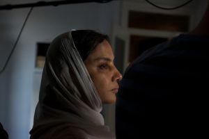 Shabana Azmi on the set of Outside (Photo Courtesy of Sahil Lodha)
